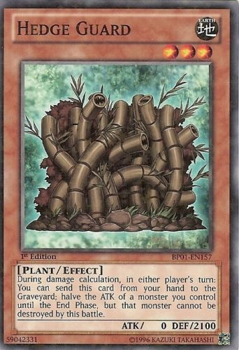 Hedge Guard [BP01-EN157] Starfoil Rare