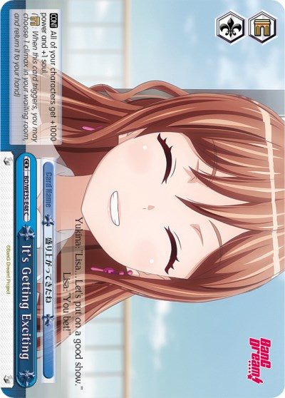 It's Getting Exciting (BD/WE35-E48 C) (Parallel Foil) [Poppin'Party x Roselia]