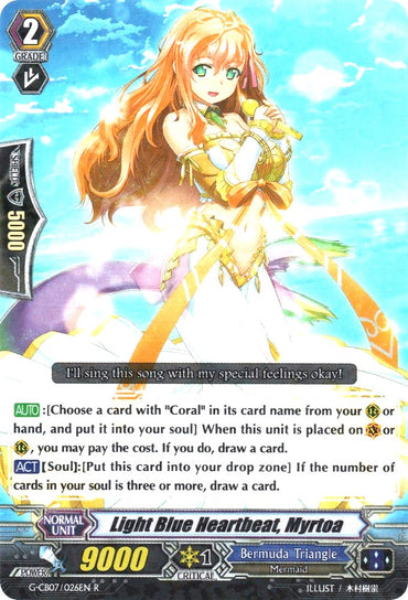 Light Blue Heartbeat, Myrtoa (G-CB07/026EN) [Divas' Festa]