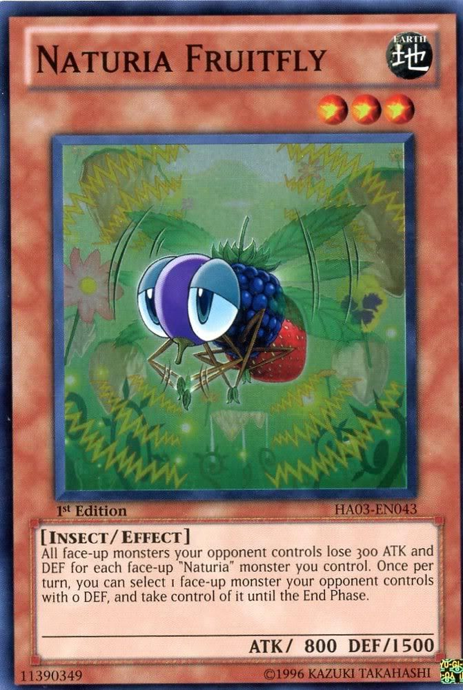 Naturia Fruitfly [HA03-EN043] Super Rare