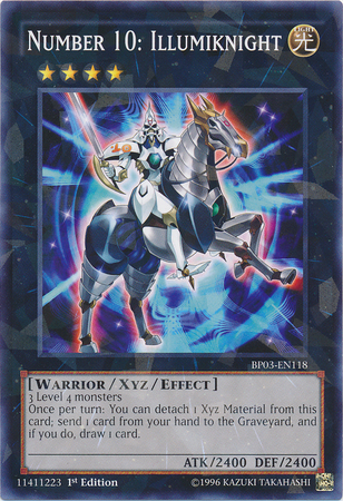 Number 10: Illumiknight [BP03-EN118] Shatterfoil Rare