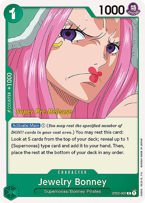 Jewelry Bonney [Super Pre-Release Starter Deck: Worst Generation]