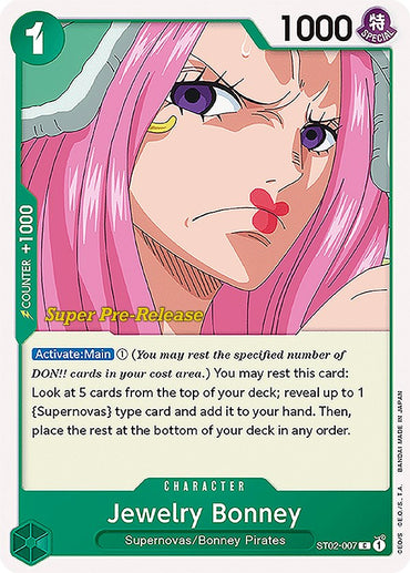 Jewelry Bonney [Super Pre-Release Starter Deck: Worst Generation]