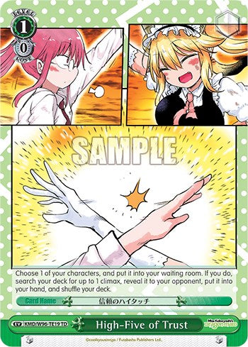High-Five of Trust [Miss Kobayashi's Dragon Maid]