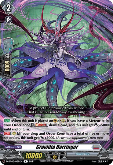 Gravidia Barringer (D-BT03/038EN) [Advance of Intertwined Stars]