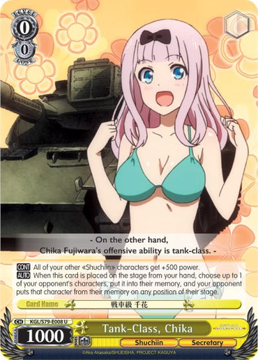 Tank-Class, Chika (KGL/S79-E008 U) [Kaguya-sama: Love is War]