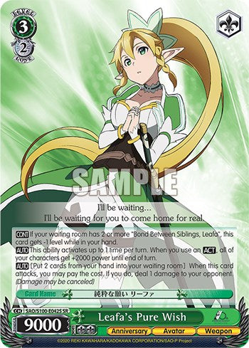 Leafa's Pure Wish [Sword Art Online Animation 10th Anniversary]