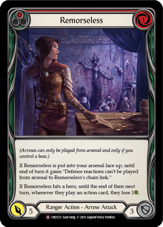 Remorseless [U-CRU123-RF] (Crucible of War Unlimited)  Unlimited Rainbow Foil