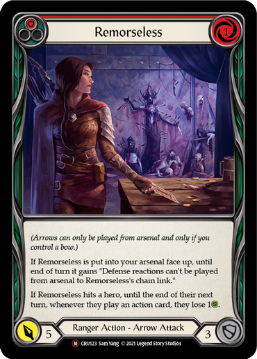Remorseless [U-CRU123-RF] (Crucible of War Unlimited)  Unlimited Rainbow Foil
