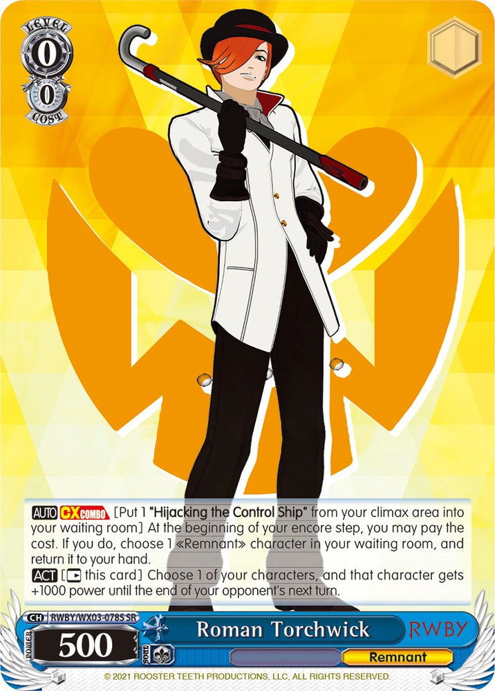 Roman Torchwick (RWBY/WX03-078S SR) [RWBY]