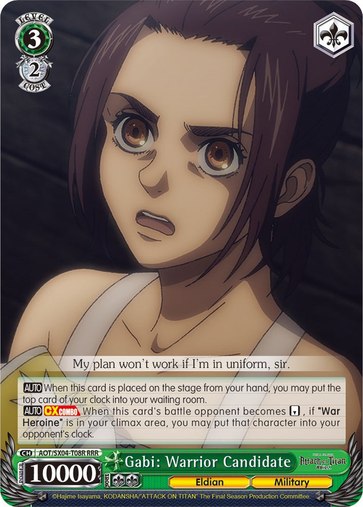Gabi: Warrior Candidate (Foil) [Attack On Titan: Final Season]