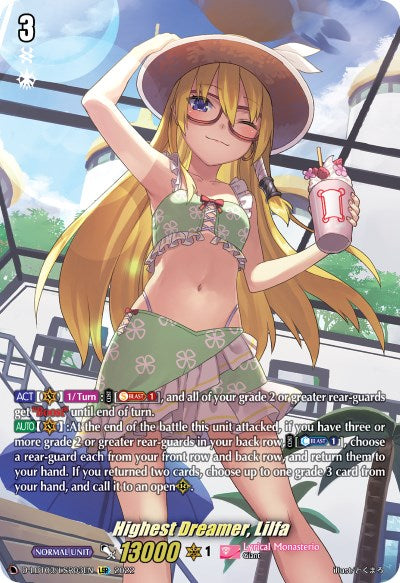 Highest Dreamer, Lilfa (D-LBT03/LSR03EN) [Lyrical Monasterio: Summertime Memories!]