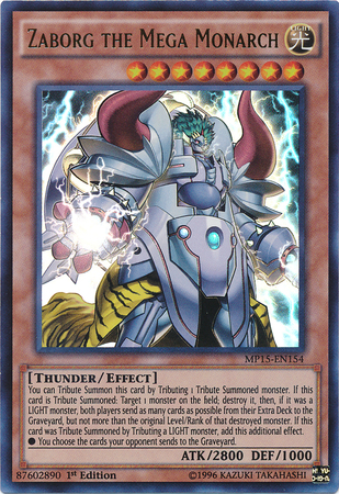 Zaborg the Mega Monarch [MP15-EN154] Ultra Rare