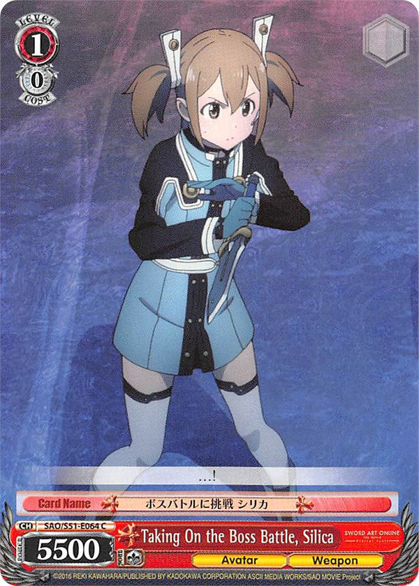 Taking On the Boss Battle, Silica (SAO/S51-E064 C) [Sword Art Online The Movie: -Ordinal Scale-]