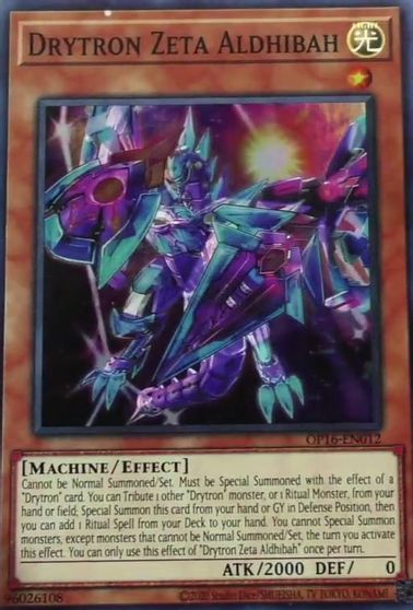 Drytron Zeta Aldhibah [OP16-EN012] Super Rare