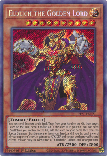 Eldlich the Golden Lord [SESL-EN027] Secret Rare