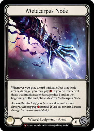 Metacarpus Node [U-CRU161-RF] (Crucible of War Unlimited)  Unlimited Rainbow Foil