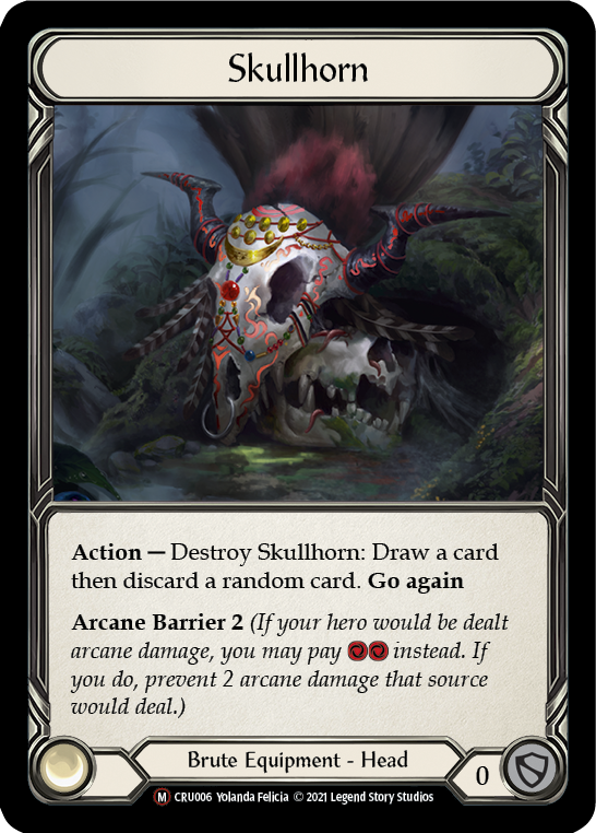 Skullhorn [U-CRU006-RF] (Crucible of War Unlimited)  Unlimited Rainbow Foil