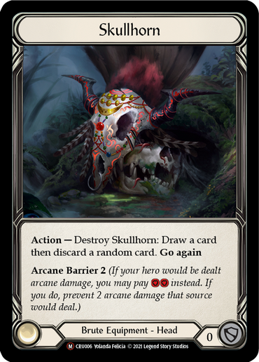 Skullhorn [U-CRU006-RF] (Crucible of War Unlimited)  Unlimited Rainbow Foil