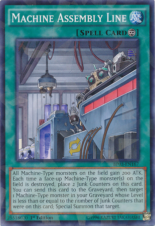 Machine Assembly Line [BP03-EN167] Shatterfoil Rare