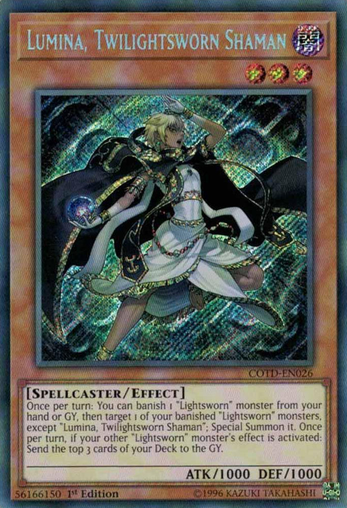 Lumina, Twilightsworn Shaman [COTD-EN026] Secret Rare