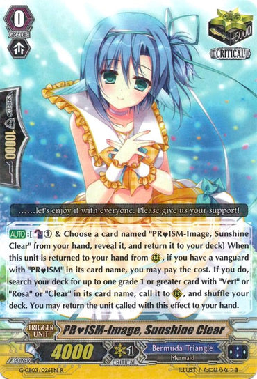 PRISM-Image, Sunshine Clear (G-CB03/026EN) [Blessing of Divas]