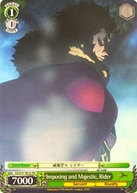 Imposing and Majestic, Rider (FZ/S17-TE12 TD) [Fate/Zero]