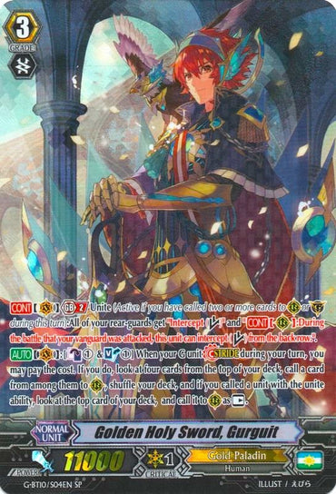 Golden Holy Sword, Gurguit (G-BT10/S04EN) [Raging Clash of the Blade Fangs]