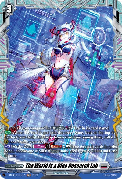 The World is a Blue Research Lab (D-BT08/FR17EN) [Minerva Rising]