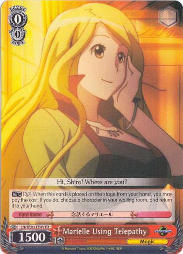 Marielle Using Telepathy (LH/SE20-TE03 TD) [LOG HORIZON]
