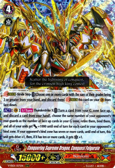 Conquering Supreme Dragon, Conquest Fulgurate (V-SS01/017EN) [Premium Collection 2019]