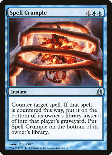 Spell Crumple [Commander 2011]