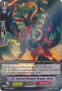 Exorcist Demonic Dragon, Indigo (BT09/040EN) [Clash of Knights & Dragons]