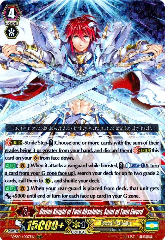 Divine Knight of Twin Absolutes, Saint of Twin Sword (V-SS01/007EN) [Premium Collection 2019]