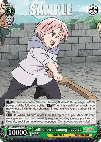 Gilthunder: Training Buddies (SR) [The Seven Deadly Sins: Revival of The Commandments]