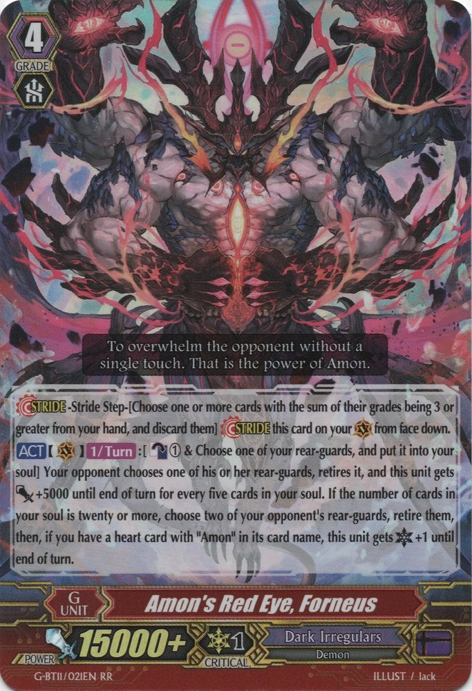 Amon's Red Eye, Forneus (G-BT11/021EN) [Demonic Advent]