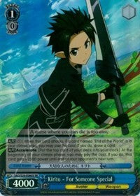 Kirito - For Someone Special (SAO/S20-E080S SR) [Sword Art Online]