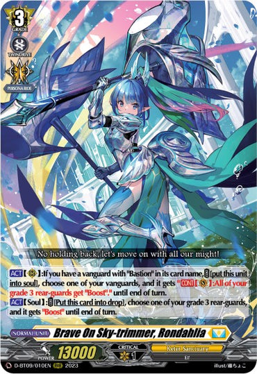 Brave On Sky-trimmer, Rondahlia (D-BT09/010EN) [Dragontree Invasion]