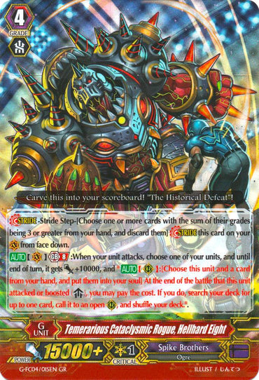 Temerarious Cataclysmic Rogue, Hellhard Eight (G-FC04/015EN) [Fighters Collection 2017]