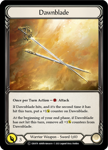 Dawnblade [U-CRU078-RF] (Crucible of War Unlimited)  Unlimited Rainbow Foil