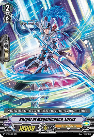 Knight of Magnificence, Lucus (V-TD11/004EN) [Altmile]
