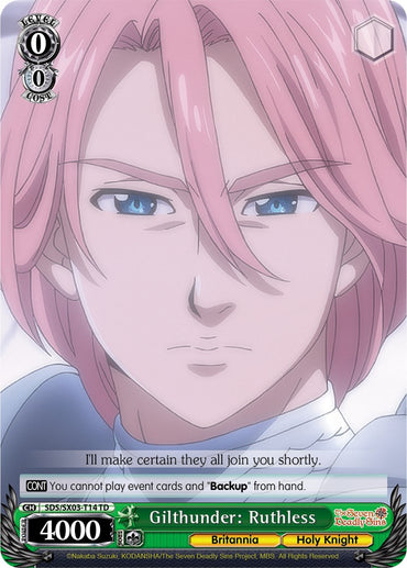 Gilthunder: Ruthless (SDS/SX03-T14 TD) [The Seven Deadly Sins]