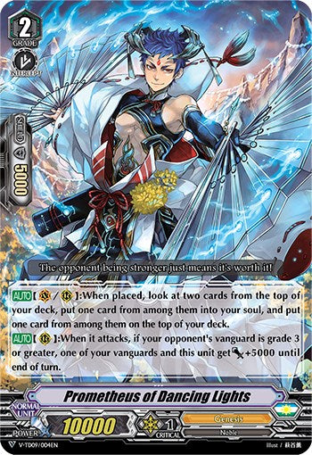 Prometheus of Dancing Lights (V-TD09/004EN) [Shinemon Nitta]