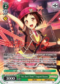 "Act, Don't Think!" Tsugumi Hazawa (BD/W54-E036SPMb SPM) [BanG Dream! Girls Band Party!]