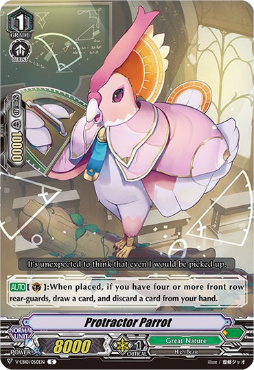 Protractor Parrot (V-EB10/050EN) [The Mysterious Fortune]