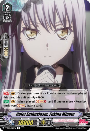 Quiet Enthusiasm, Yukina Minato (Parallel Foil) (V-TB01/028EN) [BanG Dream! FILM LIVE]