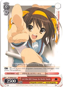 Girl Who Will Change the World, Haruhi (SY/WE09-E16) [The Melancholy of Haruhi Suzumiya Extra Booster]