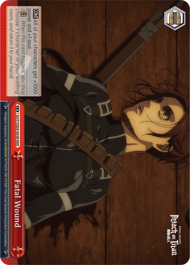 Fatal Wound (Foil) [Attack On Titan: Final Season]