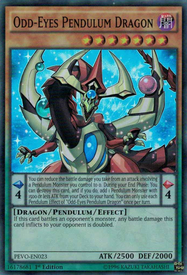 Odd-Eyes Pendulum Dragon [PEVO-EN023] Super Rare