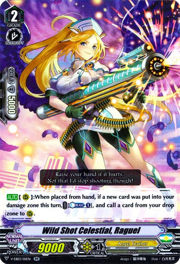 Wild Shot Celestial, Raguel (V-EB03/011EN) [ULTRARARE MIRACLE COLLECTION]